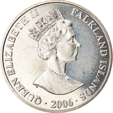 Coin, Falkland Islands, Crown, 2006, Horatio Nelson, MS(63), Cupro-nickel