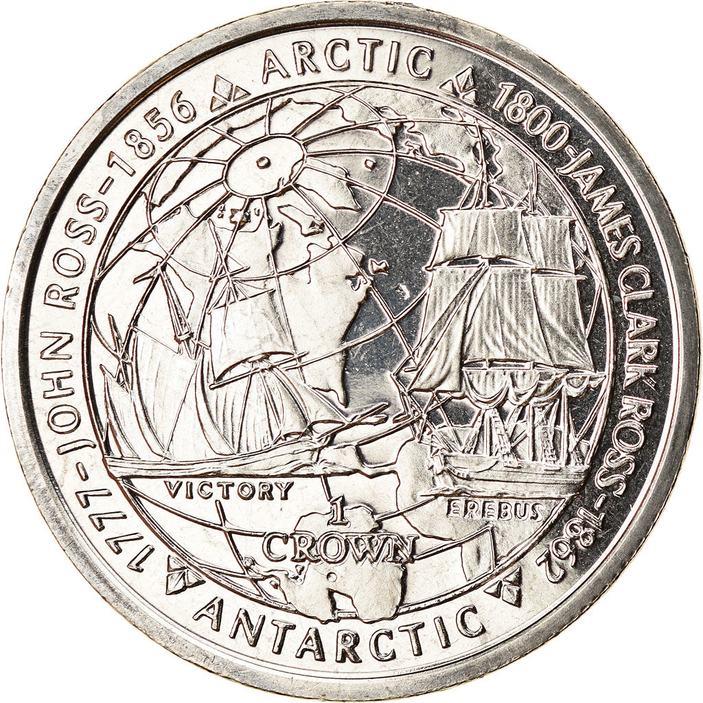 Monnaie, Falkland Islands, Elizabeth II, Crown, 2006, Pobjoy Mint, John Ross et