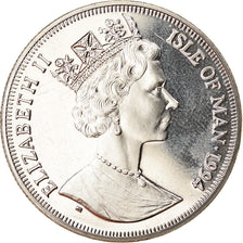 Coin, Isle of Man, Elizabeth II, Crown, 1994, Pobjoy Mint, Dwight D. Eisenhower