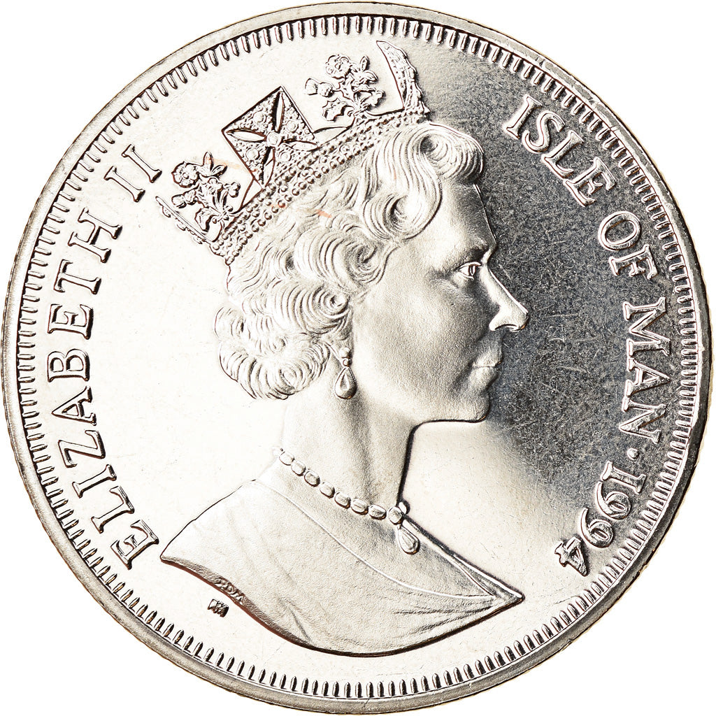 Monnaie, Isle of Man, Elizabeth II, Crown, 1994, Pobjoy Mint, D-Day - Marine