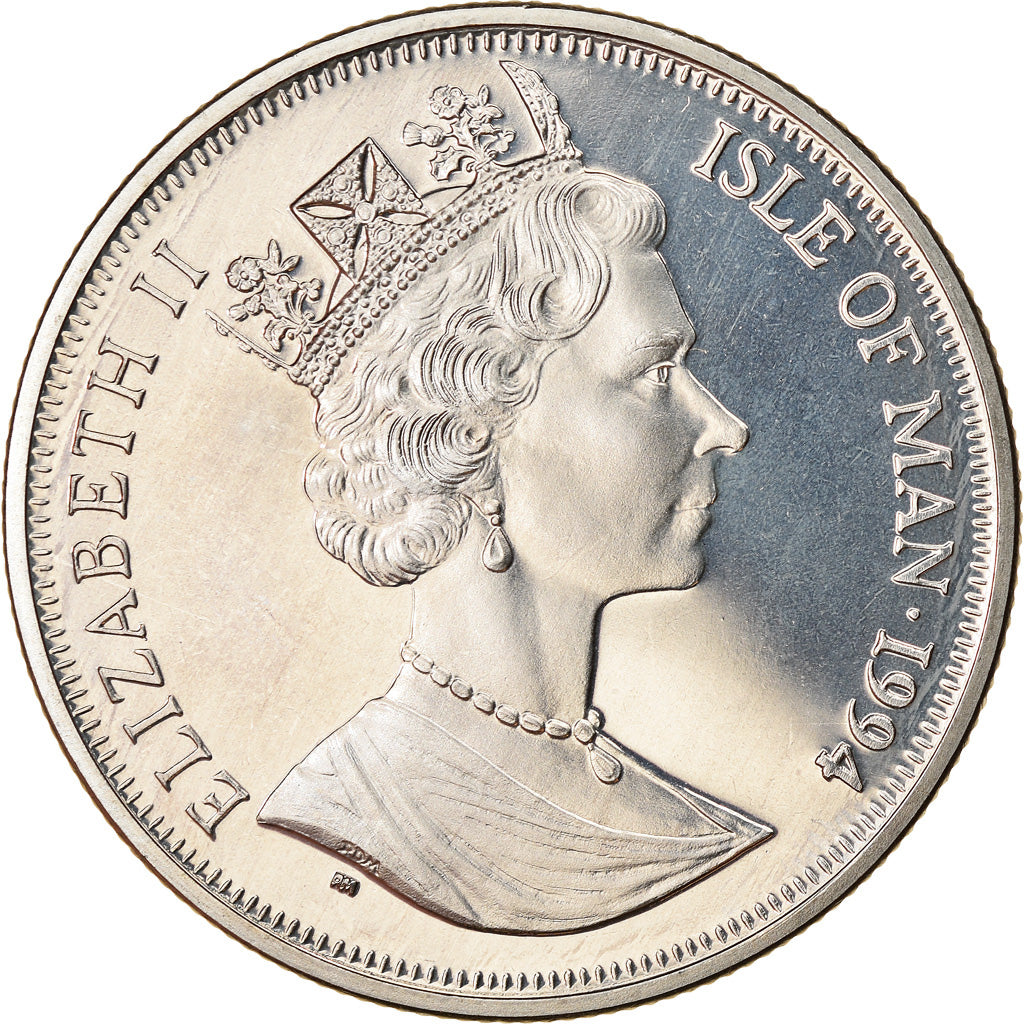 Coin, Isle of Man, Elizabeth II, Crown, 1994, Pobjoy Mint, Premier vol du