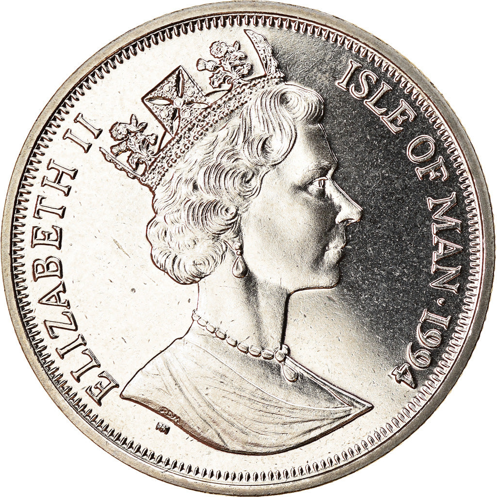 Coin, Isle of Man, Elizabeth II, Crown, 1994, Pobjoy Mint, Phoque gris, MS(63)