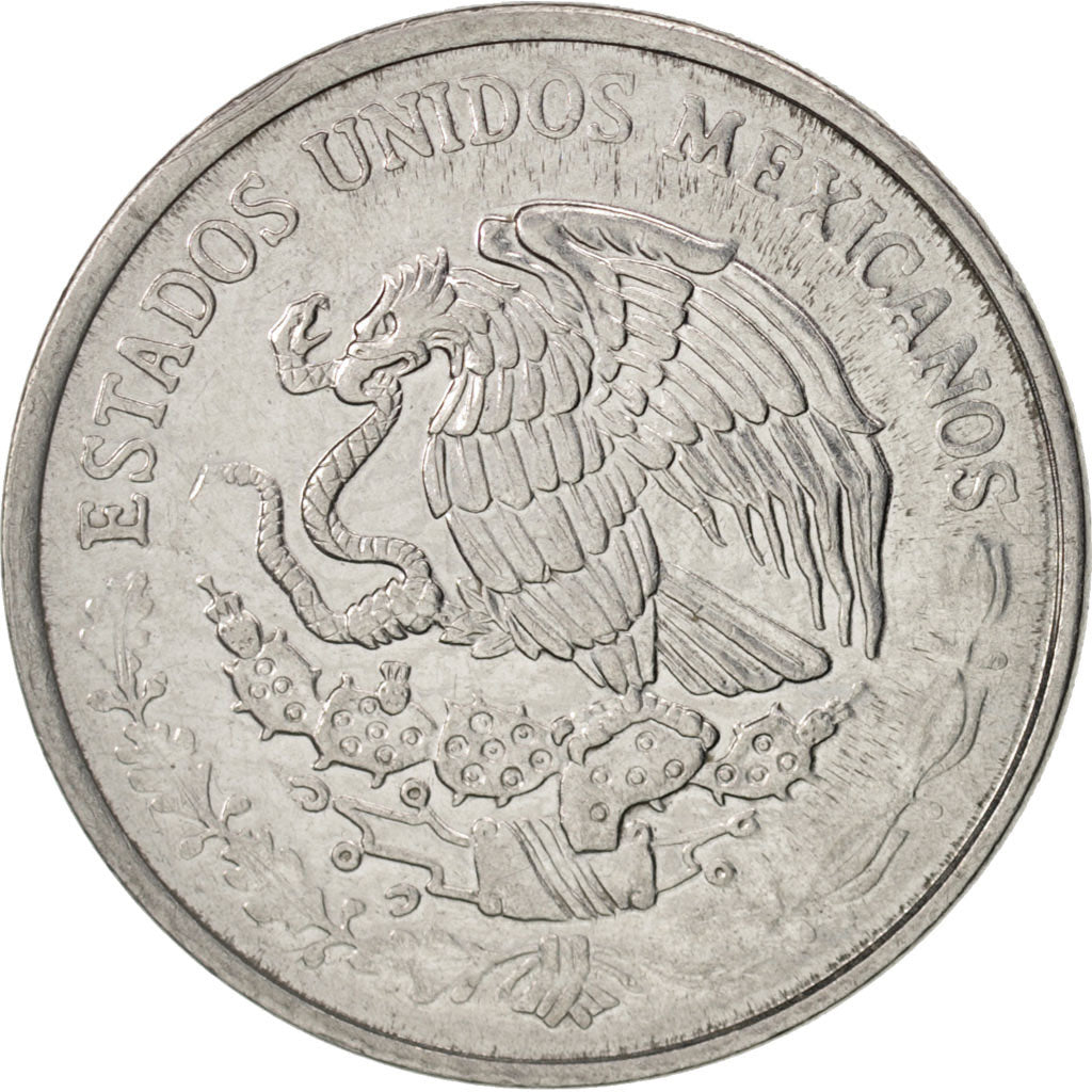 Mexico, 10 Centavos, 1993, Mexico City, AU(50-53), Stainless Steel, KM:547