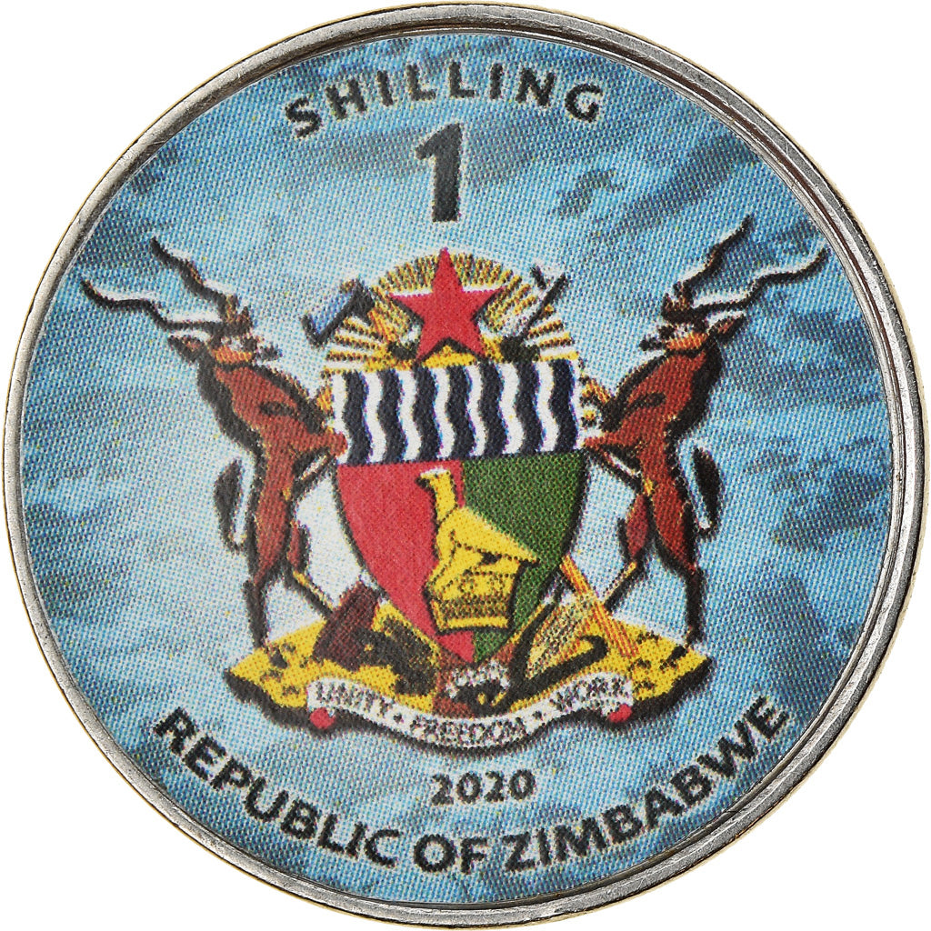 Monnaie, Zimbabwe, Shilling, 2020, Avions - Northrop B-2 Spirit, SPL, Nickel