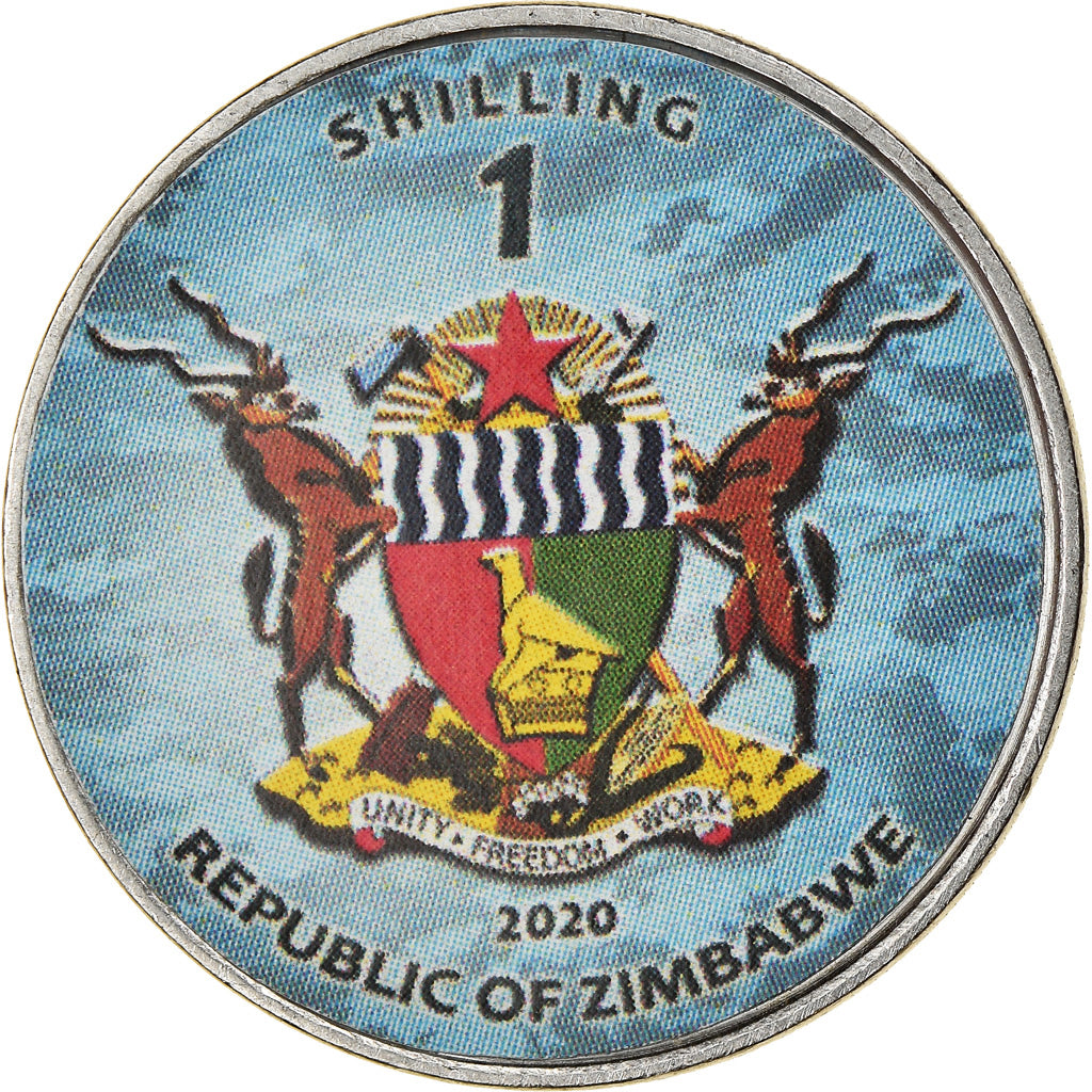 Monnaie, Zimbabwe, Shilling, 2020, Avions - B-1B Lancer, SPL, Nickel plated