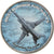 Coin, Zimbabwe, Shilling, 2020, Avions - Tupolev Tu-22M, MS(63), Nickel plated