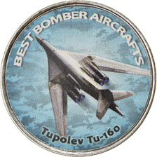 Monnaie, Zimbabwe, Shilling, 2020, Avions - Tupolev Tu-160, SPL, Nickel plated