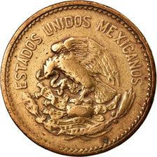 Moneda, México, 20 Centavos, 1946, Mexico City, MBC, Bronce, KM:439
