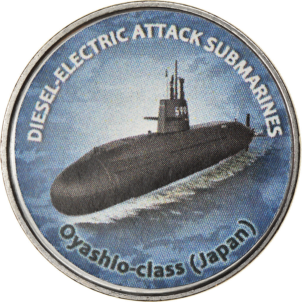 Monnaie, Zimbabwe, Shilling, 2020, Sous-marins- Oyashio-Class, SPL, Nickel