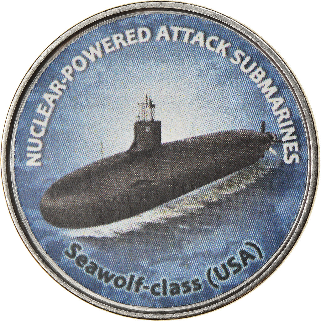 Coin, Zimbabwe, Shilling, 2020, Sous-marins - Seawolf-Class, MS(63), Nickel