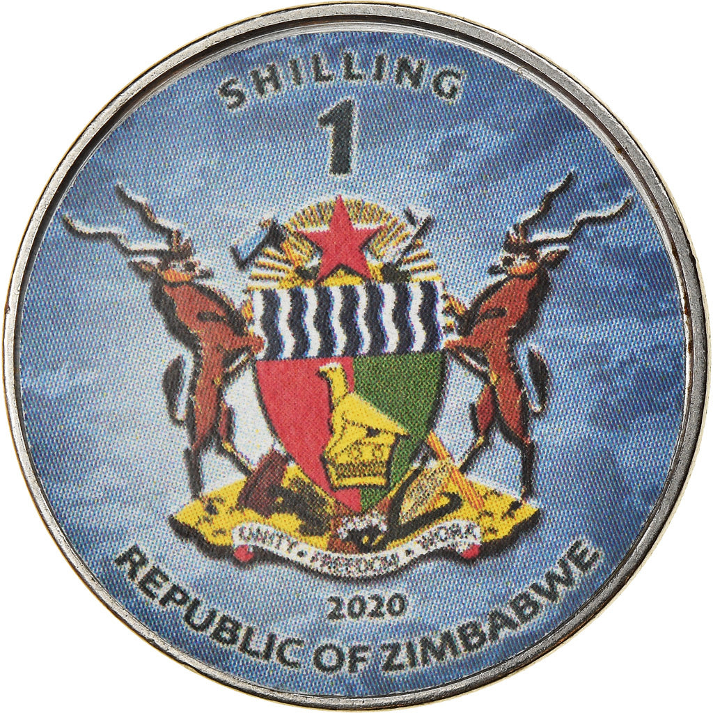Münze, Simbabwe, Shilling, 2020, Sous-marins - Virginia-Class, UNZ, Nickel