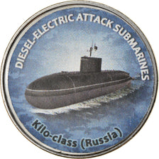 Coin, Zimbabwe, Shilling, 2020, Sous-marins - Kilo-Class, MS(63), Nickel plated