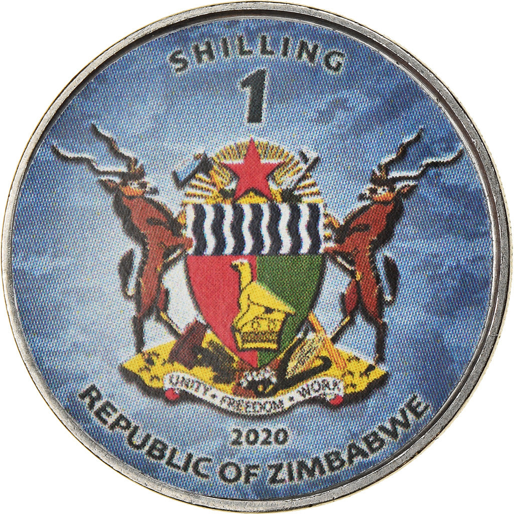 Coin, Zimbabwe, Shilling, 2020, Sous-marins - Kilo-Class, MS(63), Nickel plated
