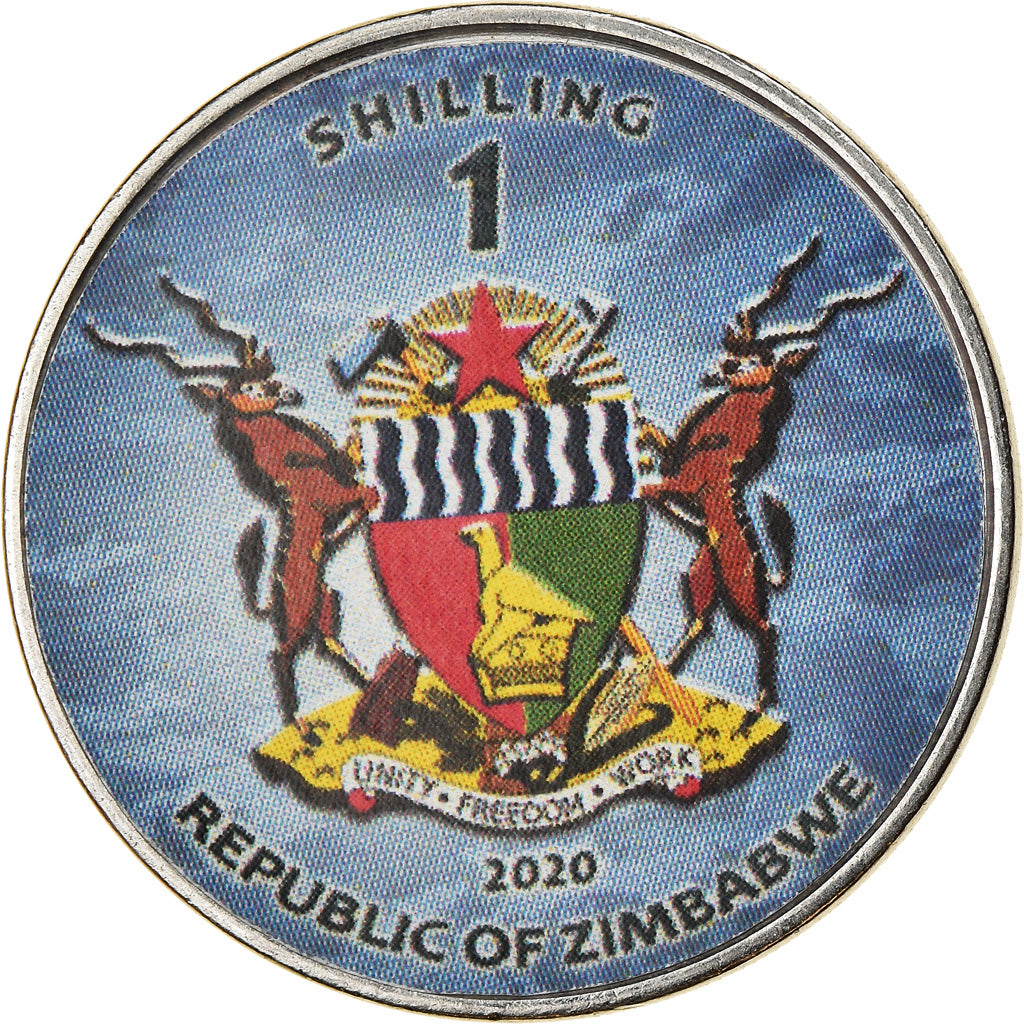 Münze, Simbabwe, Shilling, 2020, Sous-marins - Potvis-Class, UNZ, Nickel plated