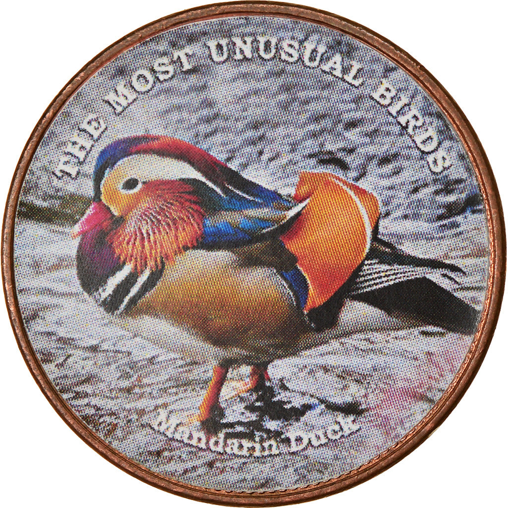 Coin, Somaliland, Shilling, 2019, Oiseaux - Canard mandarin, MS(63), Nickel