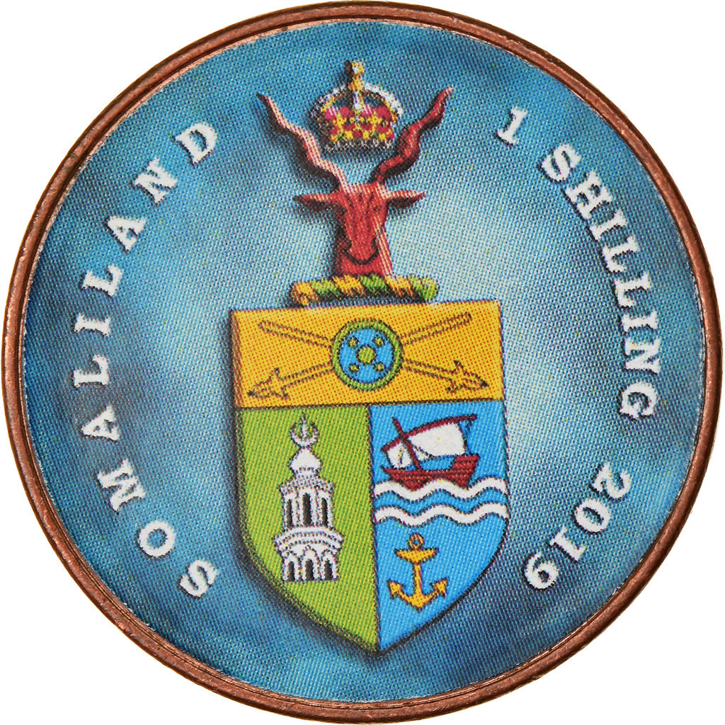 Monnaie, Somaliland, Shilling, 2019, Oiseaux - Hoazin, SPL, Nickel plated steel