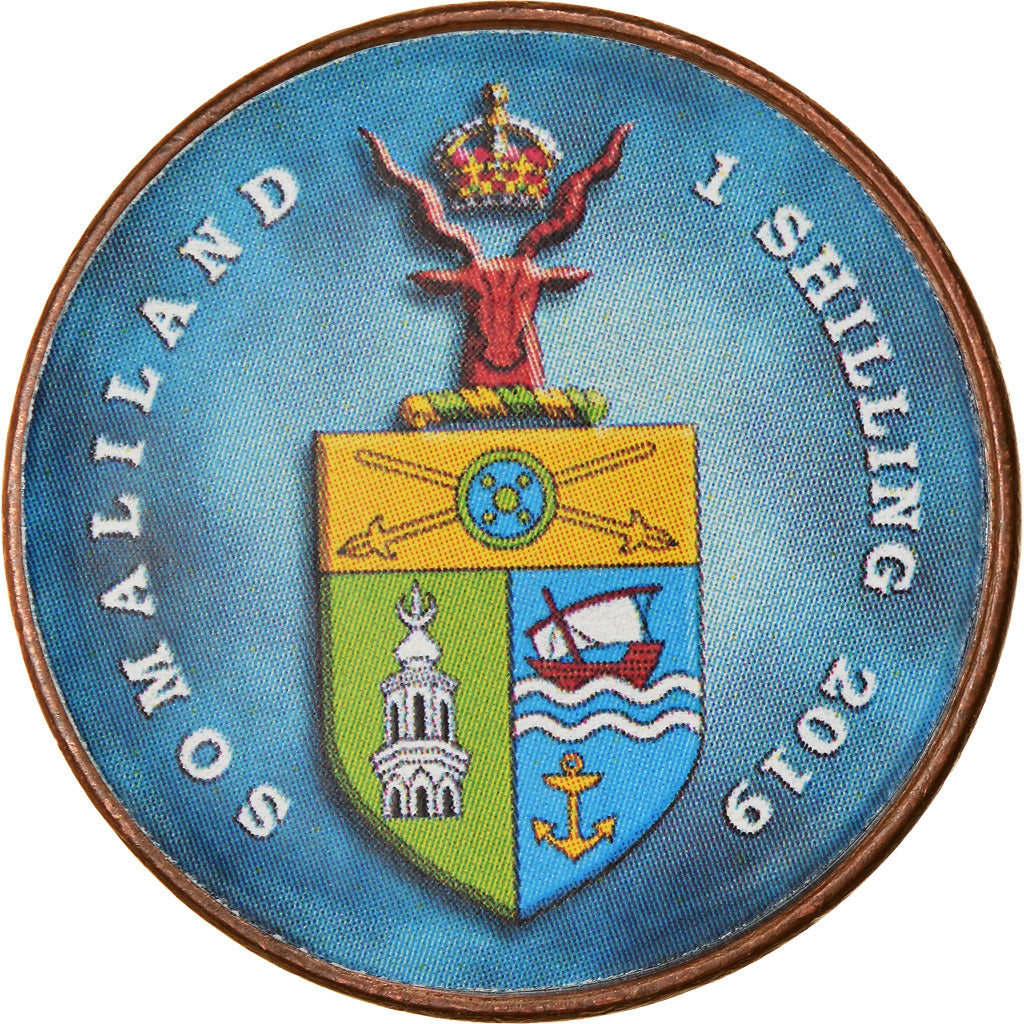 Moneda, Somalilandia, Shilling, 2019, Oiseaux - Scarlet Ibis, SC, Níquel