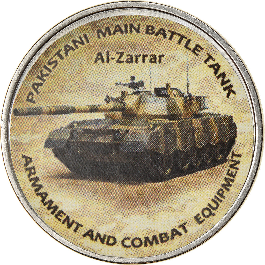 Monnaie, Zimbabwe, Shilling, 2020, Tanks - Al-Zarrar, SPL, Nickel plated steel