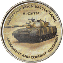 Coin, Zimbabwe, Shilling, 2020, Tanks - Al-Zarrar, MS(63), Nickel plated steel