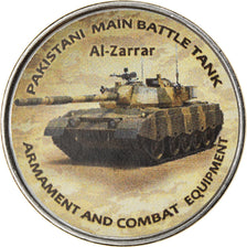 Coin, Zimbabwe, Shilling, 2020, Tanks - Al-Zarrar, MS(63), Nickel plated steel