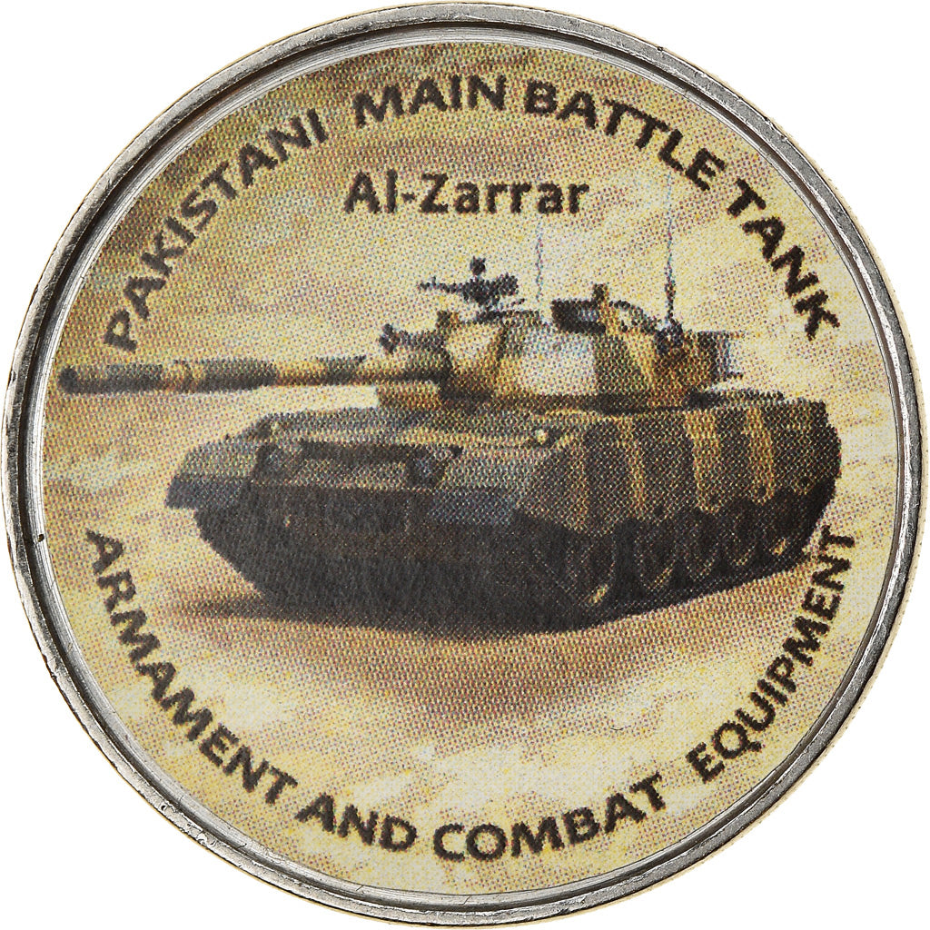 Monnaie, Zimbabwe, Shilling, 2020, Tanks - Al-Zarrar, SPL, Nickel plated steel