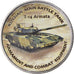 Coin, Zimbabwe, Shilling, 2020, Tanks - T-14 Armata, MS(63), Nickel plated steel