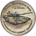 Coin, Zimbabwe, Shilling, 2020, Tanks - T-14 Armata, MS(63), Nickel plated steel
