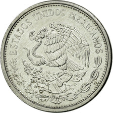 Moneda, México, 50 Pesos, 1990, Mexico City, MBC+, Acero inoxidable, KM:495a