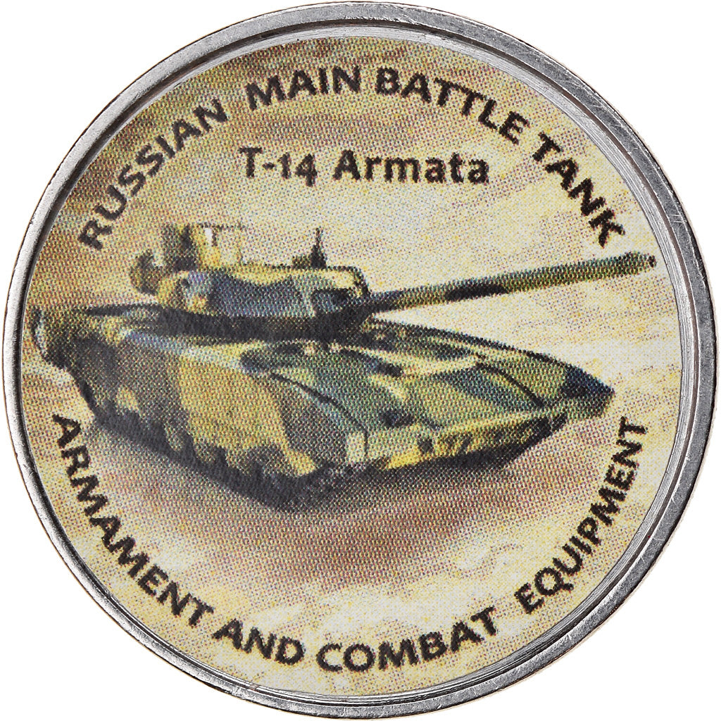 Monnaie, Zimbabwe, Shilling, 2020, Tanks - T-14 Armata, SPL, Nickel plated steel
