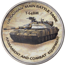 Coin, Zimbabwe, Shilling, 2020, Tanks - T-64BM, MS(63), Nickel plated steel