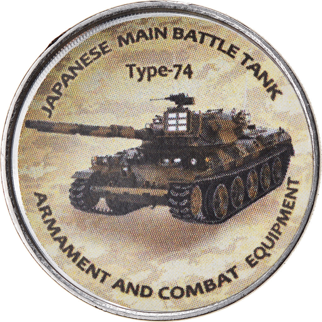 Münze, Simbabwe, Shilling, 2020, Tanks - Type 74, UNZ, Nickel plated steel