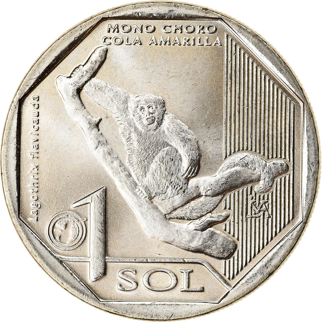 Monnaie, Pérou, Sol, 2019, Lima, Chats - Chat des Andes, SPL, Nickel-brass