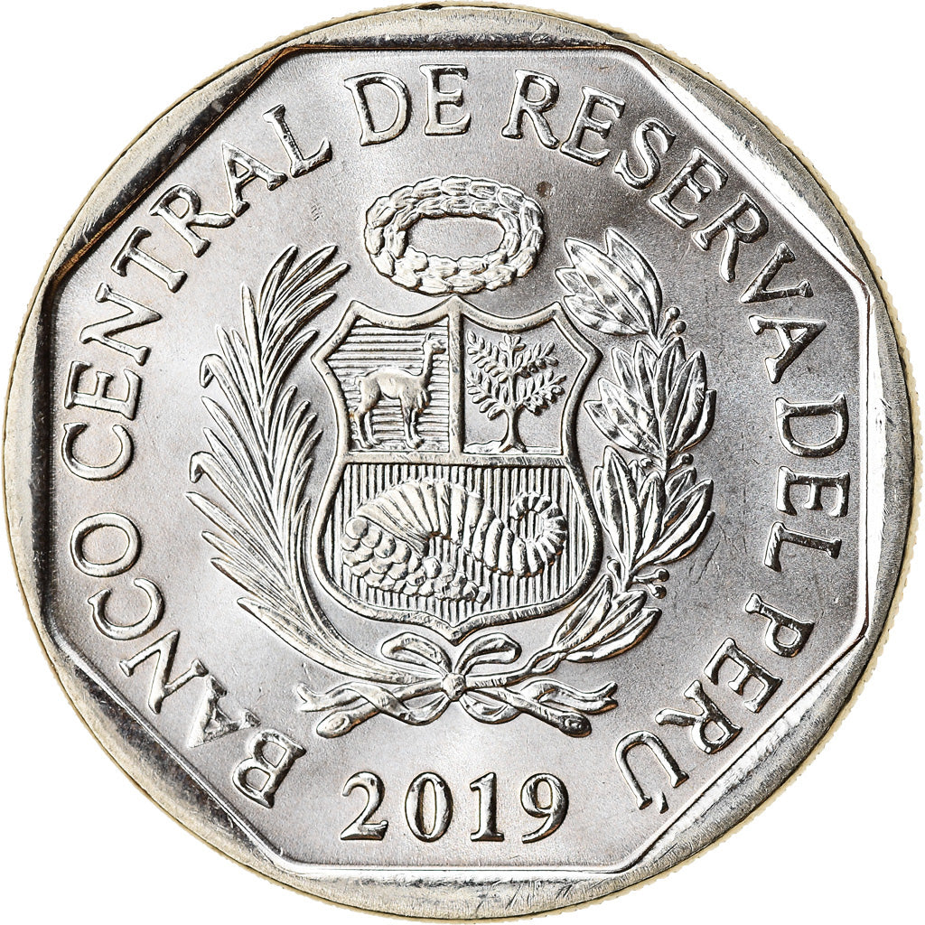 Moneta, Perù, Sol, 2019, Lima, Chats - Chat des Andes, SPL, Nichel-ottone