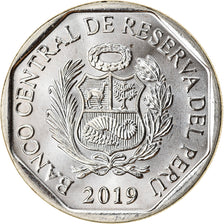 Moneta, Perù, Sol, 2019, Lima, Chats - Chat des Andes, SPL, Nichel-ottone