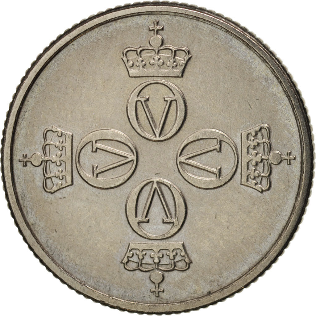 Norway, Olav V, 25 Öre, 1979, AU(50-53), Copper-nickel, KM:417