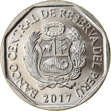 Münze, Peru, Sol, 2017, Lima, Crocodile de Tumbes, UNZ, Nickel-brass