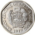 Münze, Peru, Sol, 2017, Lima, Crocodile de Tumbes, UNZ, Nickel-brass