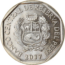 Moneta, Perù, Sol, 2017, Lima, Oiseaux - Condor des Andes, SPL, Nichel-ottone