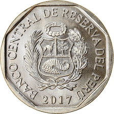 Münze, Peru, Sol, 2017, Lima, Oiseaux - Condor des Andes, UNZ, Nickel-brass