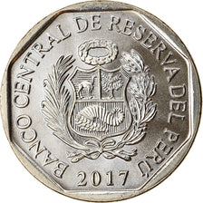 Moneta, Perù, Sol, 2017, Lima, Oiseaux - Condor des Andes, SPL, Nichel-ottone