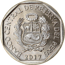 Moneta, Perù, Sol, 2017, Lima, Oiseaux - Condor des Andes, SPL, Nichel-ottone