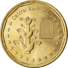 Moneta, Libia, Dinar, 2017/AH1438, SPL, Acciaio placcato ottone