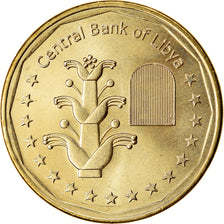 Münze, Libya, Dinar, 2017/AH1438, UNZ, Brass plated steel