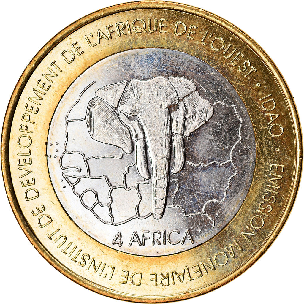 Münze, Senegal, IDAO, 6000 CFA, 2006, Joy S, UNZ, Bi-Metallic