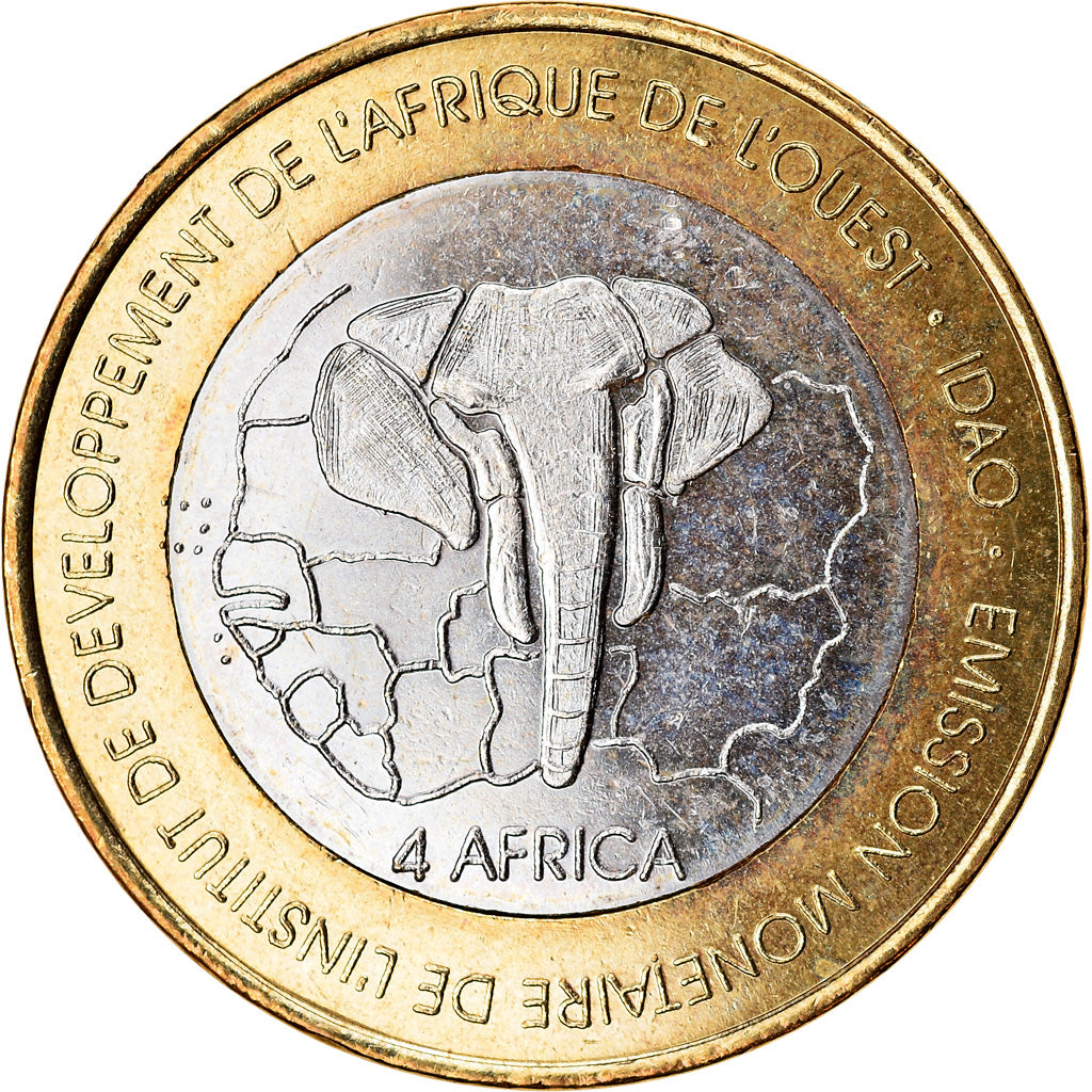 Münze, Senegal, IDAO, 6000 CFA, 2006, Joy S, UNZ, Bi-Metallic