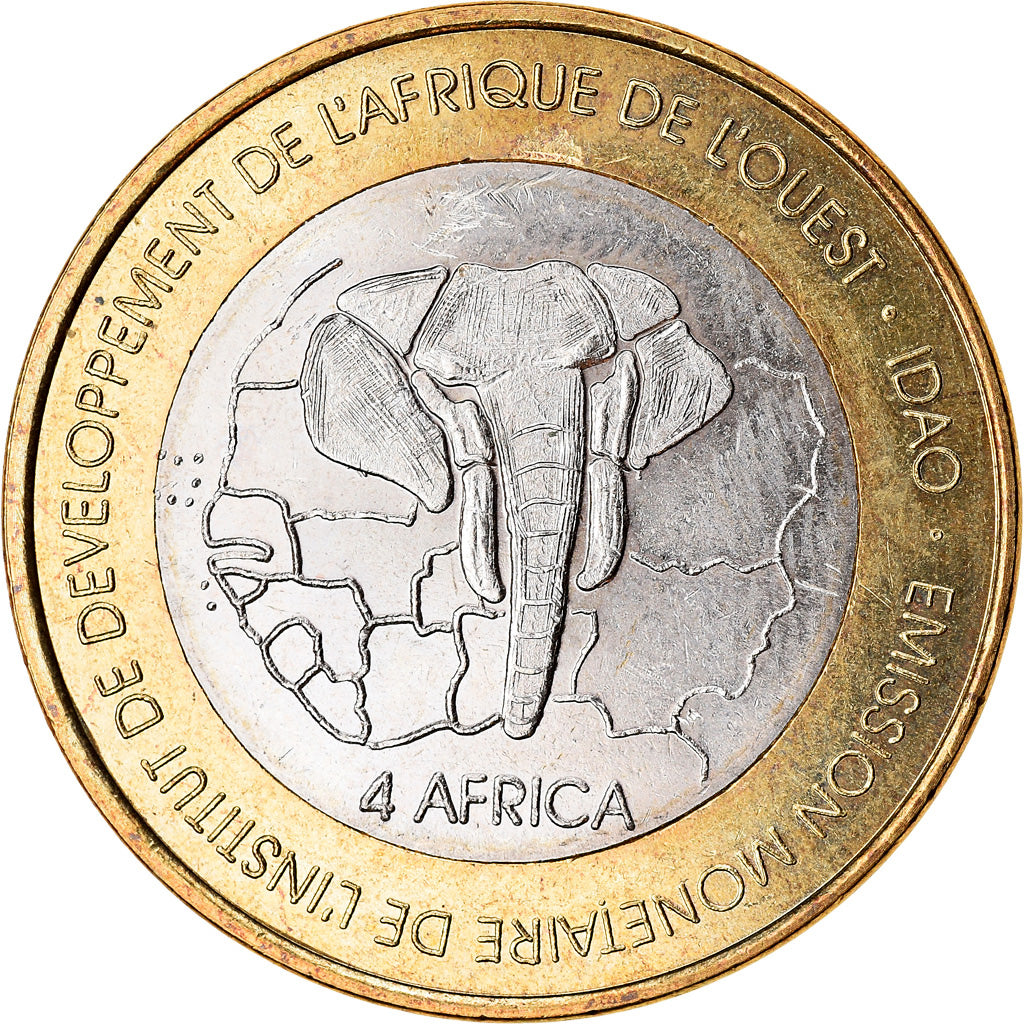 Moneta, Guinea-Bissau, IDAO, 6000 CFA, 2004, Antilope, SPL, Bi-metallico