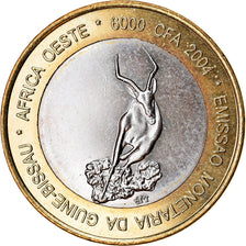Moneta, Guinea-Bissau, IDAO, 6000 CFA, 2004, Antilope, SPL, Bi-metallico