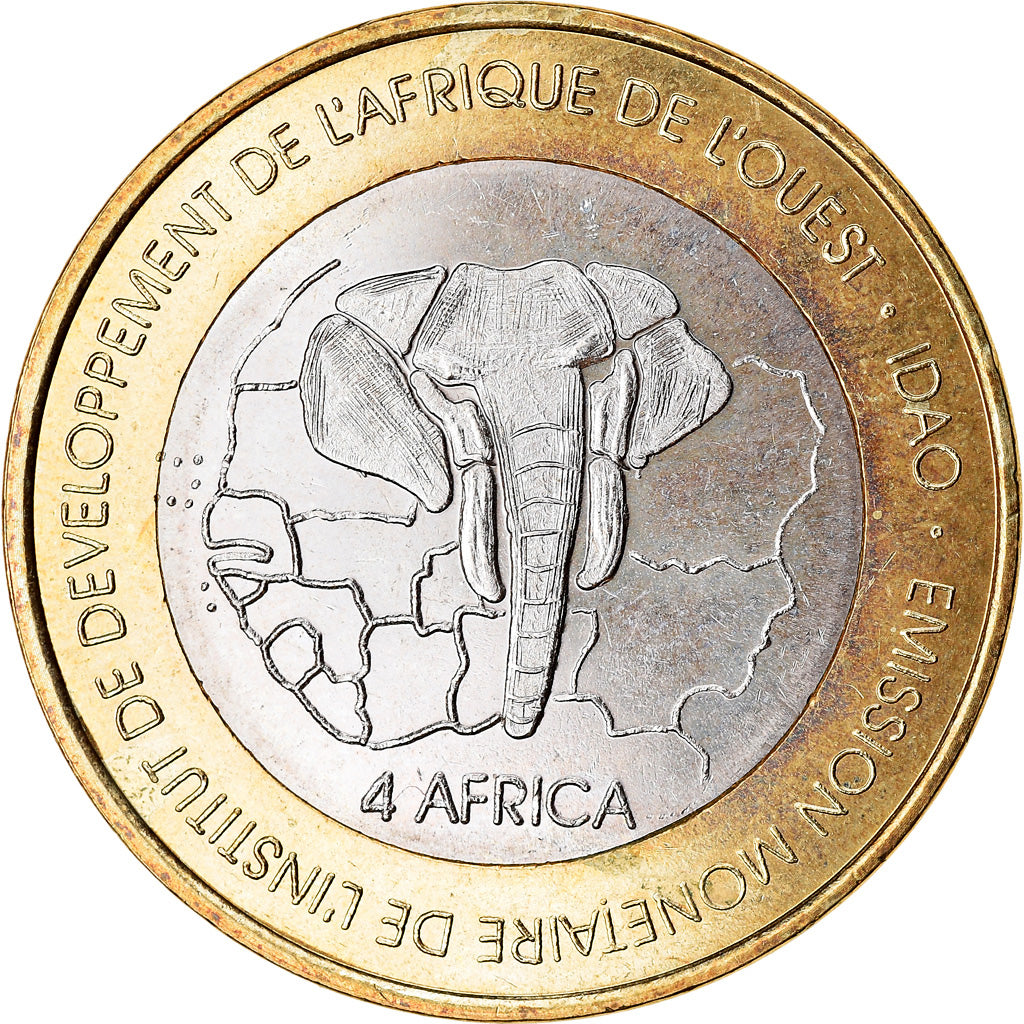 Moneta, Guinea-Bissau, IDAO, 6000 CFA, 2004, Antilope, SPL, Bi-metallico
