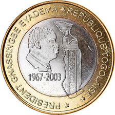 Münze, Togo, 6000 CFA, 2003, Paris, Président Gnassingbé Eyadema, UNZ