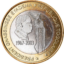 Moneda, Togo, 6000 CFA, 2003, Paris, Président Gnassingbé Eyadema, SC